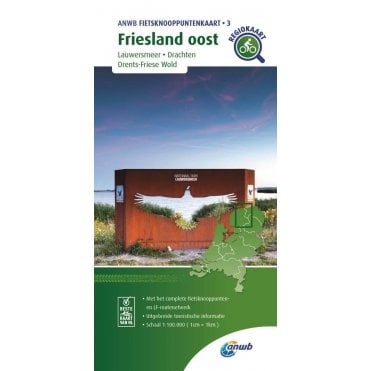 East Frisia - ANWB Netherlands Bicycle Junction Map 3