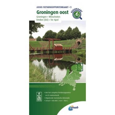 East Groningen - ANWB Netherlands Bicycle Junction Map 5