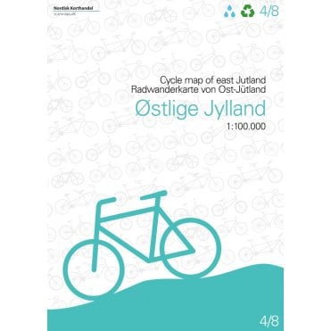 East Jutland - Denmark cycle map