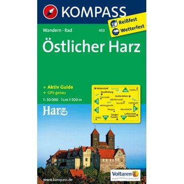eastern Harz | Kompass hiking map 453