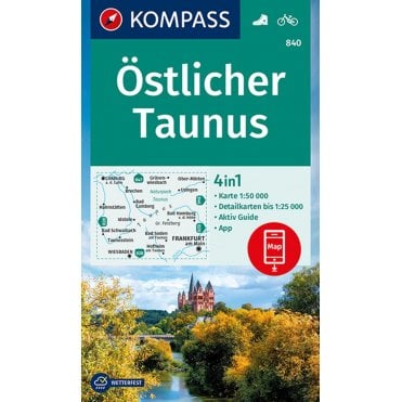 Eastern Taunus | Kompass hiking map 840