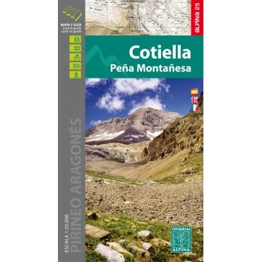 Cotiella-Peña Montañesa. Hiking map & guide