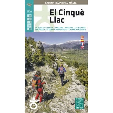 El Cinquè Llac. Hiking map & guide