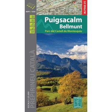 Puigsacalm Bellmunt. Hiking map & guide
