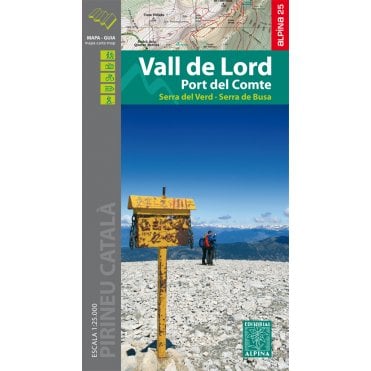 Vall de Lord - Port del Comte. Hiking map & guide