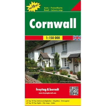 England: Cornwall Road Map