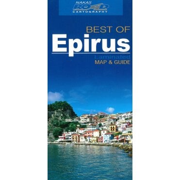 Epirus (Greece) 'best of' tourist map with information guide