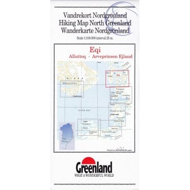 Eqi: North Greenland Hiking Map No. 20 (1:100 000)