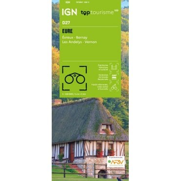 Eure Evreux Bernay Les Andelys Vernon - IGN TOP100 map D27