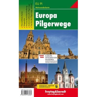 Europe Long Distance Pilgrimage Trails Map