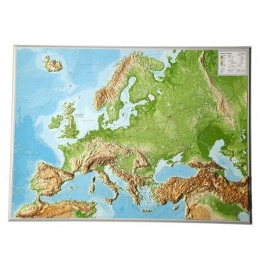 Europe Relief Wall Map (unframed)
