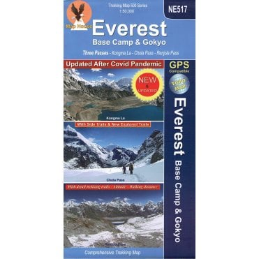 Everest Base Camp & Gokyo (Three Passes) | Nepa Map NE517