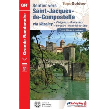 Sentier vers Saint-Jacques-de-Compostelle : Périgueux - Roncevaux - GR654 | FFR 6543