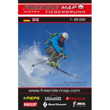 Fieberbrunn - Austria Free-ride skiing map: FRM-0015