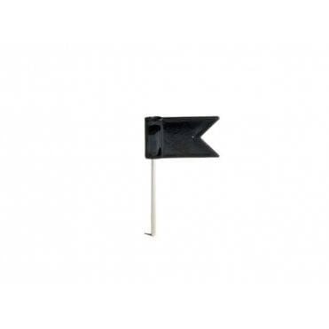 Flag Map Pins/Tacks (Black) 711
