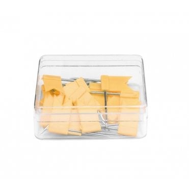 Flag Map Pins/Tacks (Yellow)  713