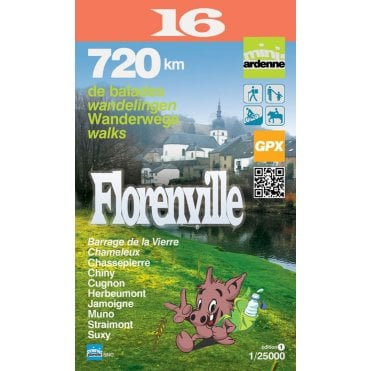 Florenville Walking & Cycling Map | Mini-Planet sheet 16