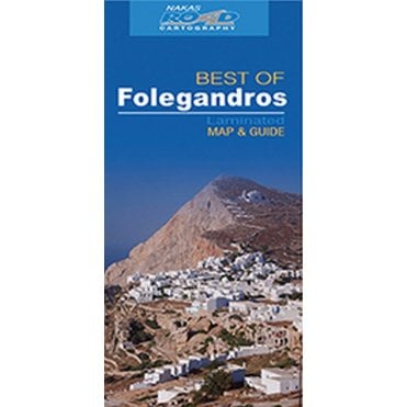 Folegandros (Greece) 'best of' tourist map with information guide