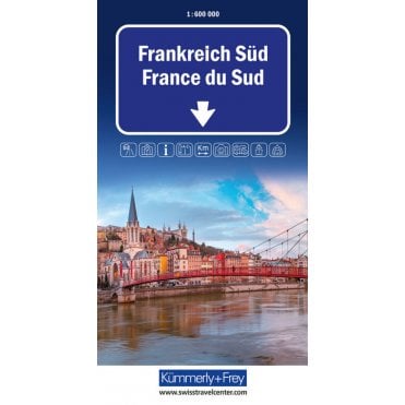 France (South) road map by K+F