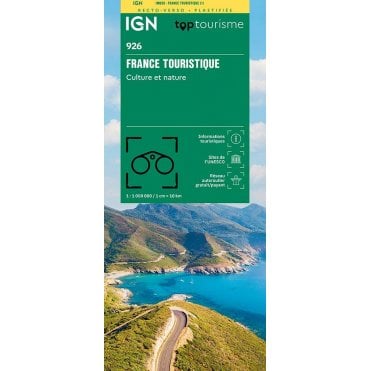 France Tourist Road Map