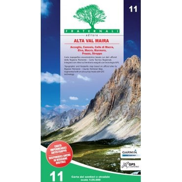 Alta Val Maira - Fratenali Hiking Map 11