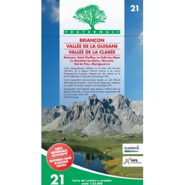 Briançon - Fratenali Hiking Map 21