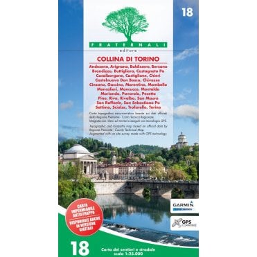 Collina di Torino - Fratenali Hiking Map 18