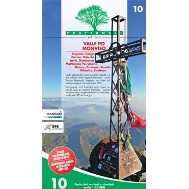 Valle Po, Monviso - Fratenali Hiking Map 10