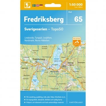 Fredriksberg (Sweden) - Norstedts Outdoor map 65