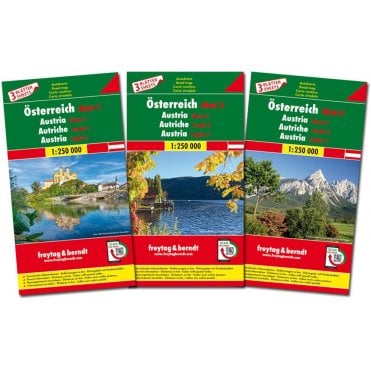 Austria: 3 Regional Map Set