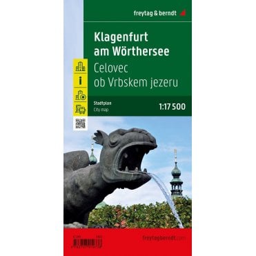 Austria: klagenfurt on Lake Worthersee City Map