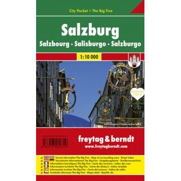 Austria: Salzburg City Pocket Maps