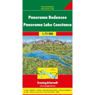 Bodensee (Lake Constance) Panoramic Map