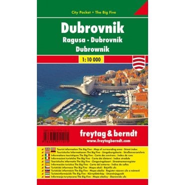 Croatia: Dubrovnik City Pocket Map