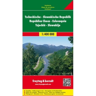 Czech & Slovakia Republic Road Map