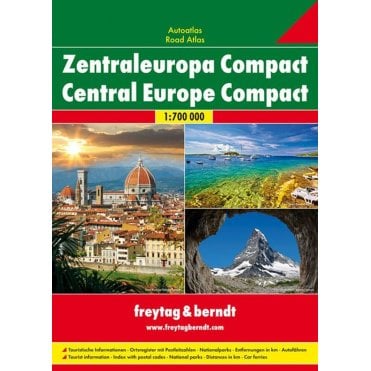 Europe: Central Compact Road Atlas