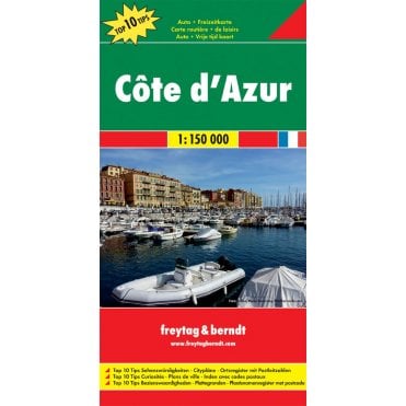 France: Cote d Azur Road Map