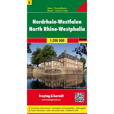 Germany 08: North Rhine - Westphalia Road Map