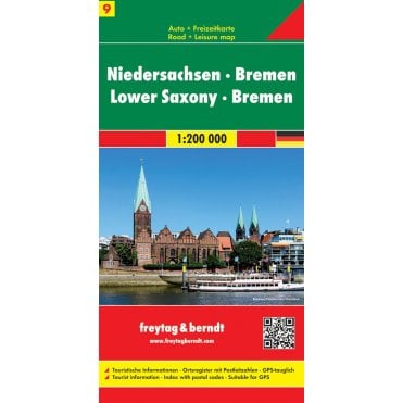 Germany 09: Lower Saxony - Bremen Road Map