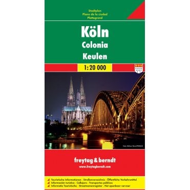 Germany: Cologne City Map