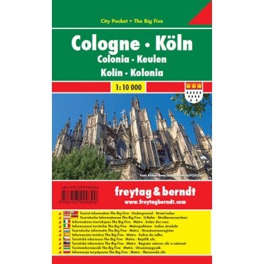 Germany: Cologne (Koln) City Pocket Map