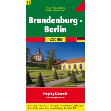 Germany Road + Leisure map 11: Brandenburg-Berlin