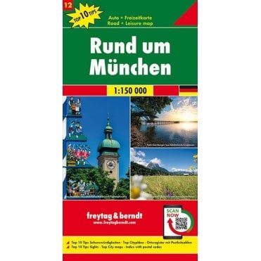 Germany Road & Leisure Map 12: Munich & Surroundings