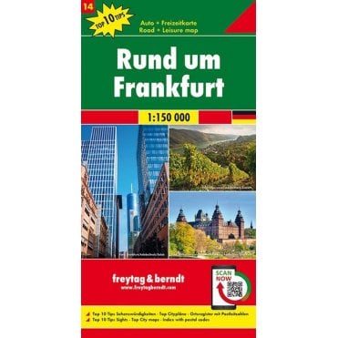 Germany Road & Leisure Map 14: Greater Frankfurt