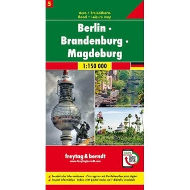 Germany Road & Leisure Map 5: Berlin - Brandenburg - Magdebu