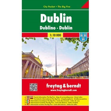 Ireland: Dublin City Pocket Map