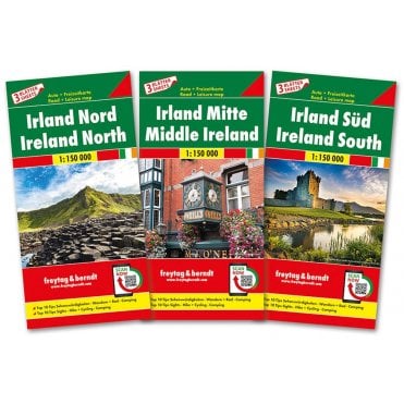 Ireland: North - Central - South Road Maps (set of 3)