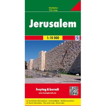 Israel: Jerusalem City Map