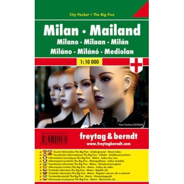 Italy: Milan City Pocket Map