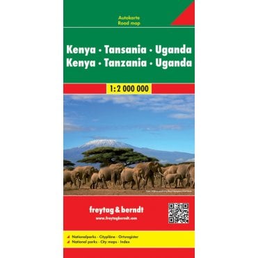 Kenya Tanzania Uganda Road Map